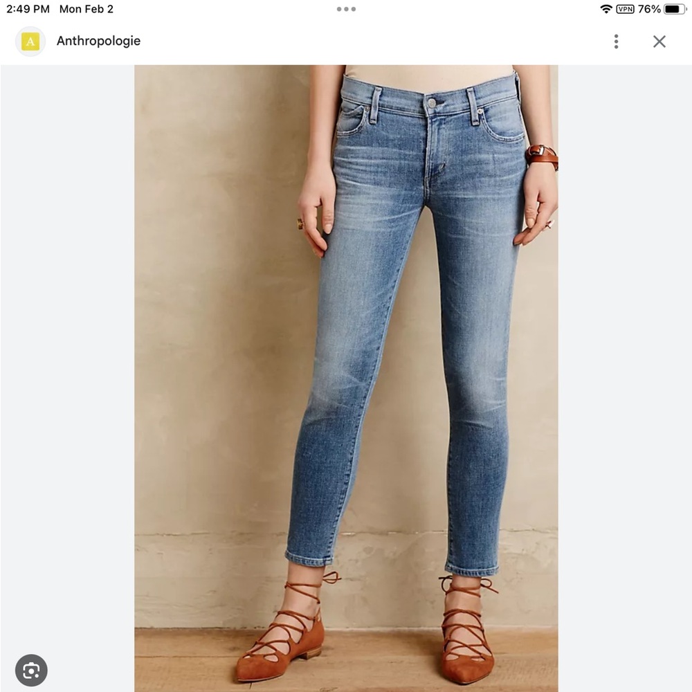 Citizens of Humanity Avedon Ankle Skinny Jeans
